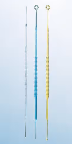 Ensemenceur à aiguille ps y-stérilisé 1+10 µl jaune pour ensemencer cultures x 1000