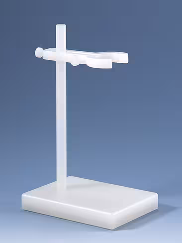 Support deflacon pp dispensette/titrette tige de statif 325 mm socle 220 x 160 mm