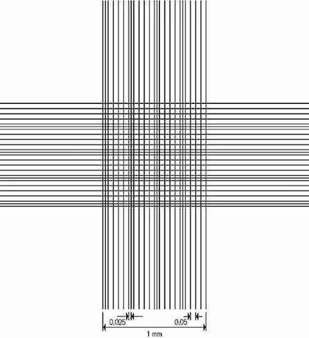 Cellule de numération blaubrand thoma avec pinces pour lamelles