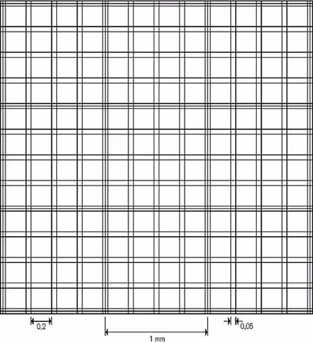 Cellule de numération blaubrand buerker avec pinces pour lamelles