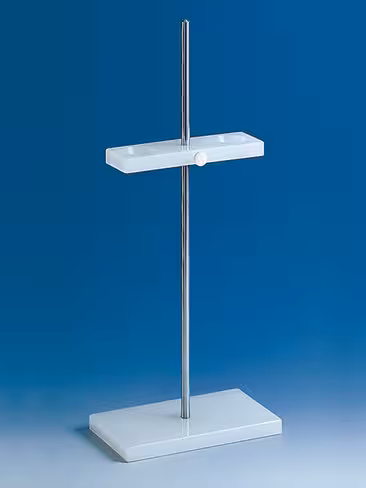 Support pour 2 entonnoirs socle pp 250 x 140 mm