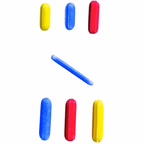 Barreau micro bleu 3 x Ø 3 mm