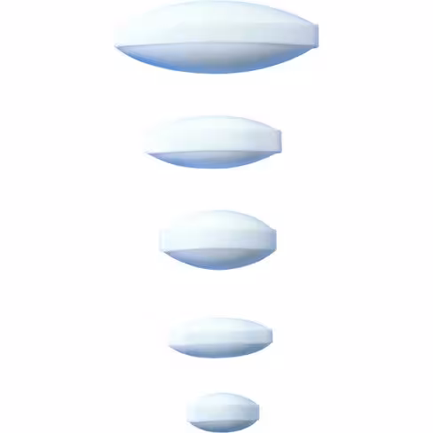 Barreau elliptique PTFE 15 x Ø 6 mm