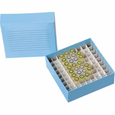 Boîte cryogénique Cryo-Color pour microtubes 81 puits x 5