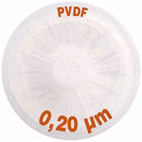 Filtre-seringue PVDF porosité 0,20 µm Ø 13 mm LMR x 100