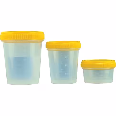 Flacon col large paroi épaisse PP 500ml x 1