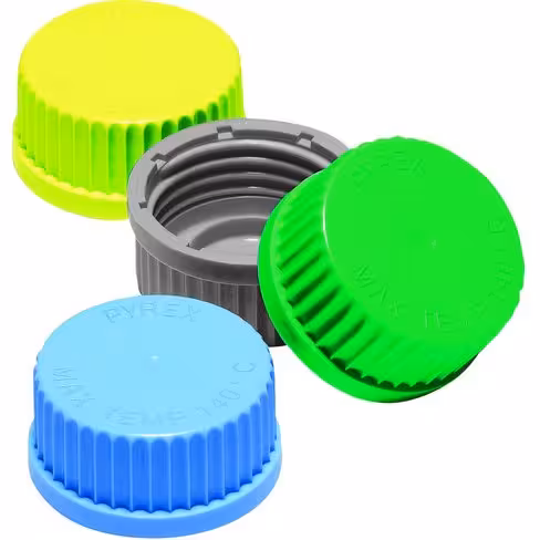 Capuchon à vis GL 45 pour flacon ISo BLEU x 10