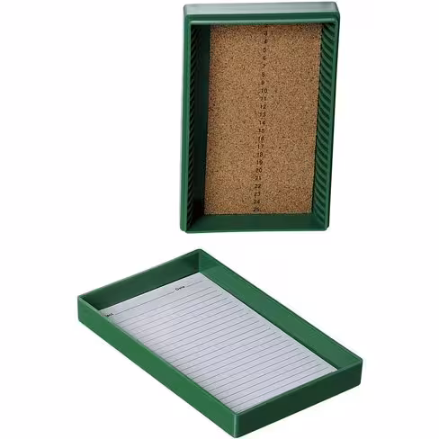 Boîte bleue 25 lames fond liège