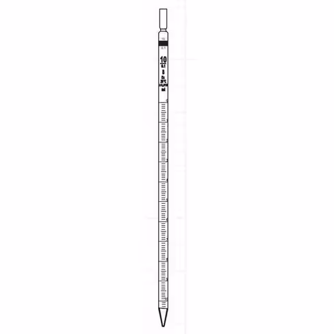 Pipette graduée 1 trait classe B 10 ml