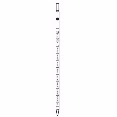 Pipette graduée 1 trait classe AS Schellbach 1 ml