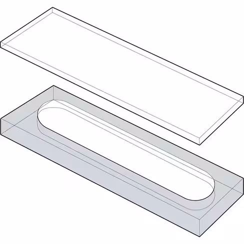 Cuve démontable pour micro-volume x 2