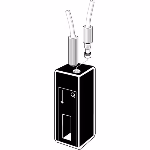 Cuve trajet optique 5 mm volume 0,360 ml x 2