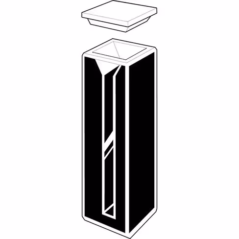 Cuve trajet optique 10 mm volume 0,7 ml x 2