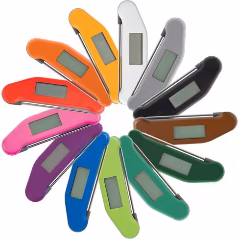 Mini-thermomètre ultra-rapide à sonde rabattable Vert Clair