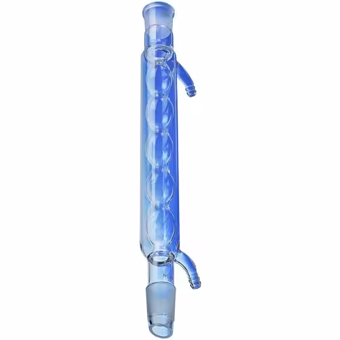 Colonne d Allihn pour extracteurs avec rodage et raccords réfrigérants 70 ml