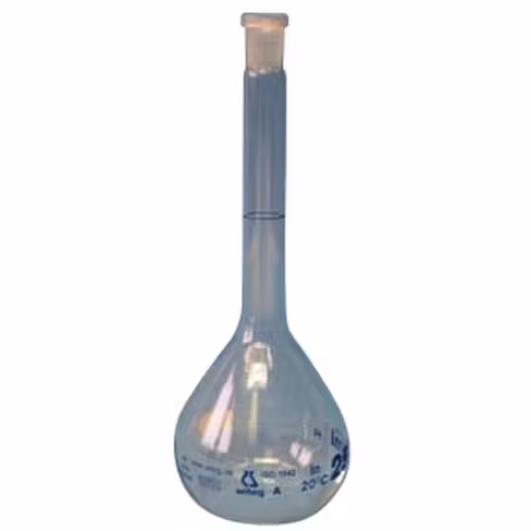 Fiole jaugée 200 ml+/-0,15 ml rodage 14/23