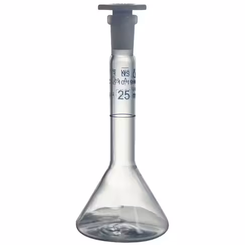 Fiole jaugée 2 ml+/-0,025 ml rodage 7/16