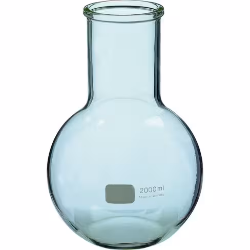 Ballon à col large fond plat 500 ml x 10