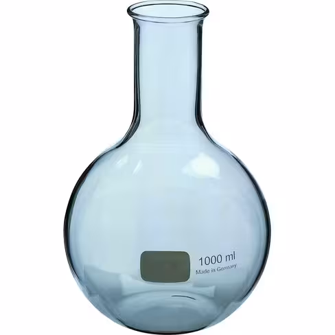 Ballon fond plat col étroit 6000 ml