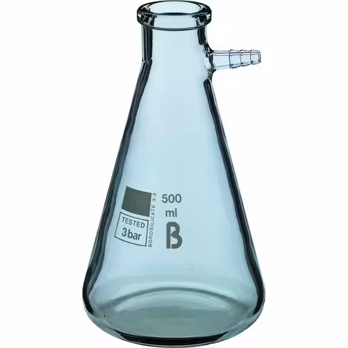 Fiole à vide verre borosilicaté 500 ml