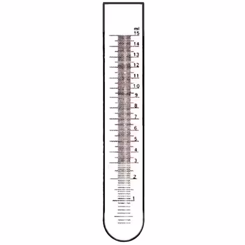 Tube verre rond 12 ml 16x100 mm gradué