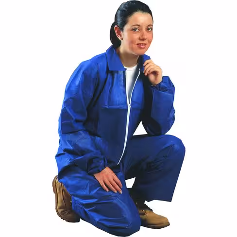 Combinaison polypropylène I bleue à col taille XXL x 50