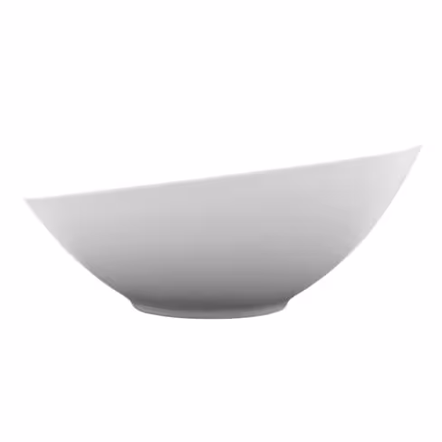 Bol incliné porcelaine blanche 80 cl - lot de 6