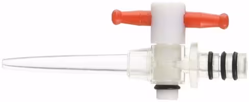 Robinet darrêt 3 voies PP 4 mm bore