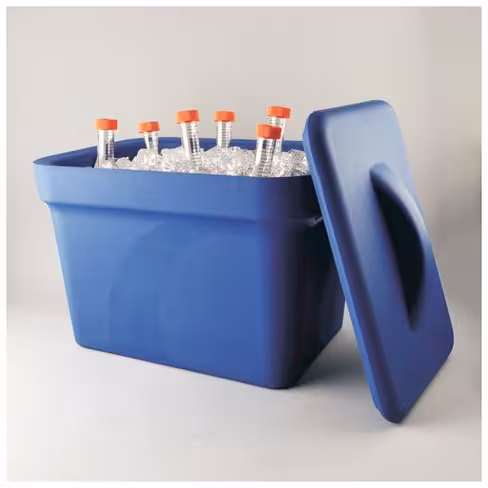 Midi bac à glace avec couvercle 4 l bleu