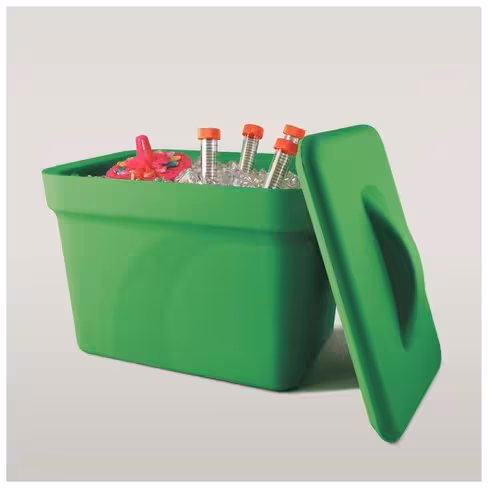 Midi bac à glace avec couvercle 4 l vert