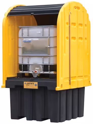 Abri avec bac de rétention 1408l