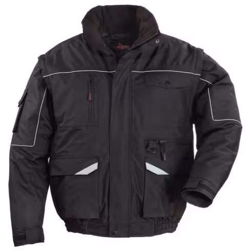 Blouson ripstop marine/noir taille L