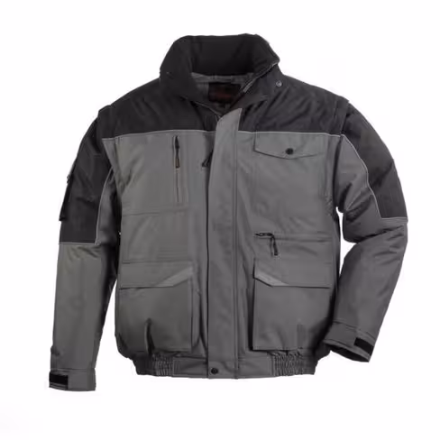 Blouson ripstop gris/noir taille L