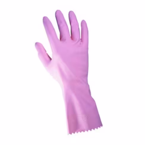 Gant clean jaune latex taille 6 x 1 paire