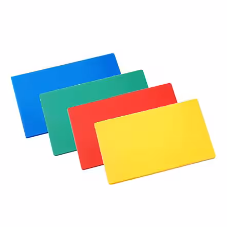 Planche à découper polyéthylène jaune - 60x40 cm