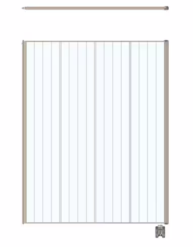 Paravent douche 0,93m H1,30m