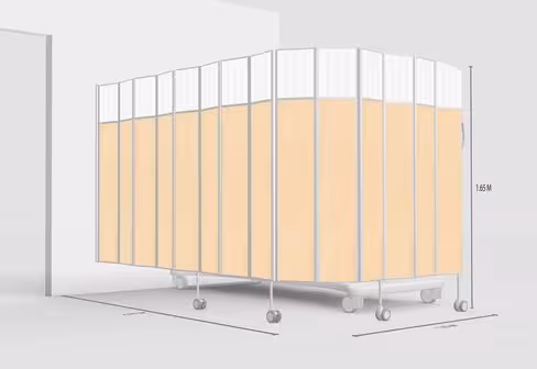 Paravent mural 14 sections L350 H165cm D-Top/Duo