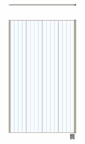 Paravent douche 0,93 m H1,70m