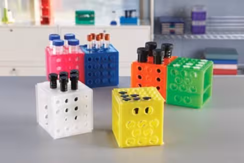 Portoir couleur carré 4 faces x 5