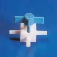 Vanne PTFE 3 voies tube Ø 11 mm
