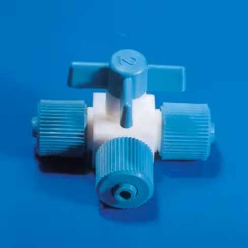 Vanne PTFE 3 voies 8 x 3 mm
