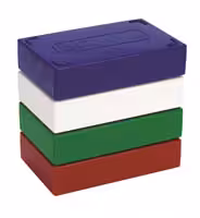 Boîte de rangement ABS rouge 25 lames