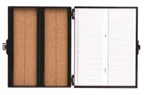 Boîte de rangement 100 lames noire