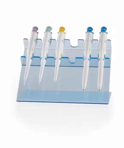 Portoir bleu fluo 6 micropipettes portoir pour micropipette