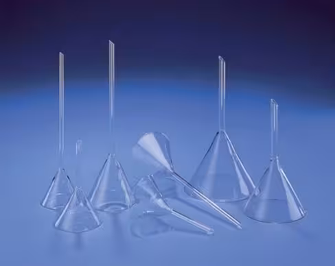 Entonnoir verre sodocalcique Ø 60 mm tige 60 mm