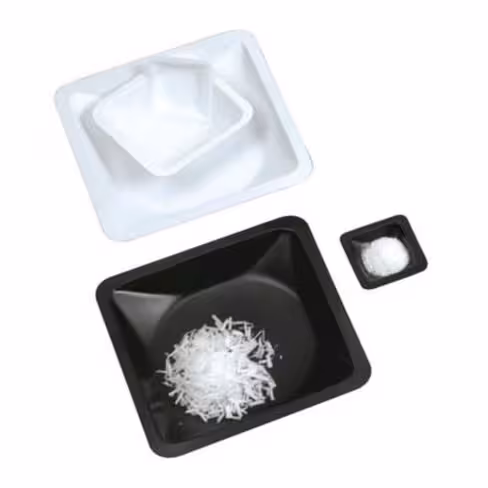 Coupelle de pesée Fisherbrand square antistatique PS noir x 500