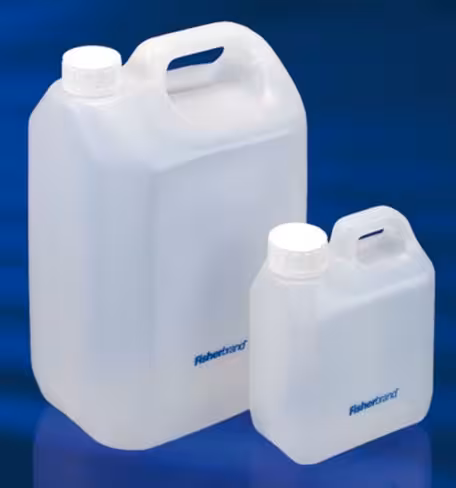 Jerrican étroite ouverture polyéthylène translucide