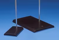 Base 6891 retort stand rectangulaire single trou