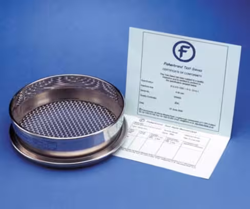 Couvercle en acier inoxydable pour tamis de test 100 mm