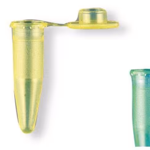 Microtube 1,5 ml jaune x 1000
